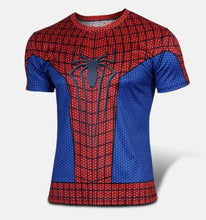 Marvel Super Heroes top short sleeve fashion men fitness t shirt round neck print 21 styles  t-shirt men