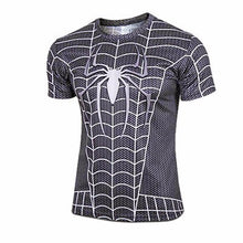 Marvel Super Heroes top short sleeve fashion men fitness t shirt round neck print 21 styles  t-shirt men