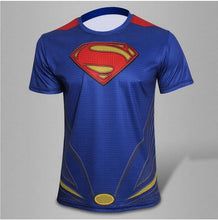 Marvel Super Heroes top short sleeve fashion men fitness t shirt round neck print 21 styles  t-shirt men