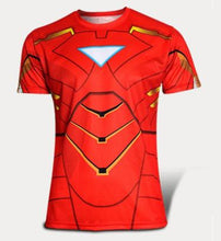 Marvel Super Heroes top short sleeve fashion men fitness t shirt round neck print 21 styles  t-shirt men