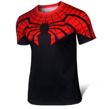 Marvel Super Heroes top short sleeve fashion men fitness t shirt round neck print 21 styles  t-shirt men