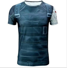Marvel Super Heroes top short sleeve fashion men fitness t shirt round neck print 21 styles  t-shirt men