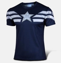 Marvel Super Heroes top short sleeve fashion men fitness t shirt round neck print 21 styles  t-shirt men