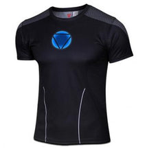 Marvel Super Heroes top short sleeve fashion men fitness t shirt round neck print 21 styles  t-shirt men